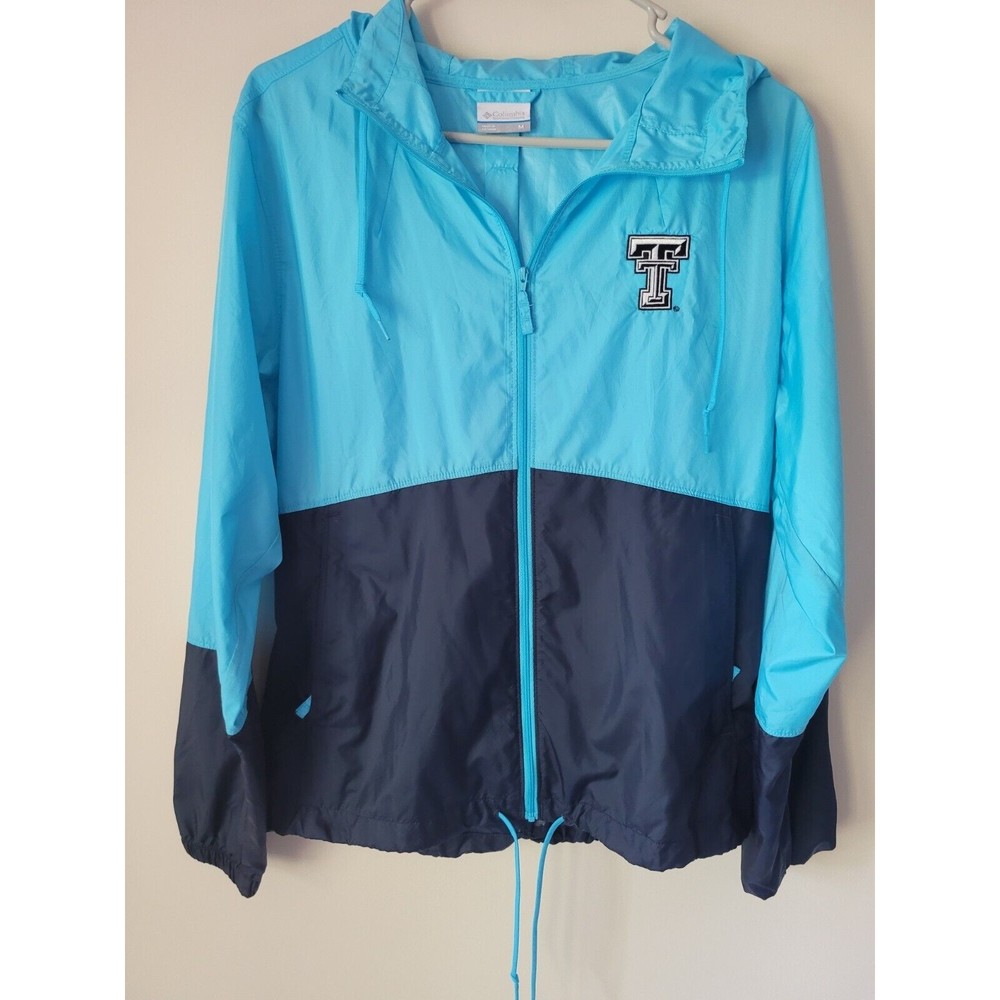 Columbia Womens Flash Forward Water Repellent Windbreaker Lightweight Texas Med